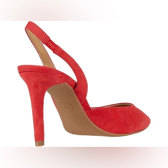 MICHAEL KORS~Red Pointed Toe Slingback Heels SIZE 6 - Picture 3 of 6